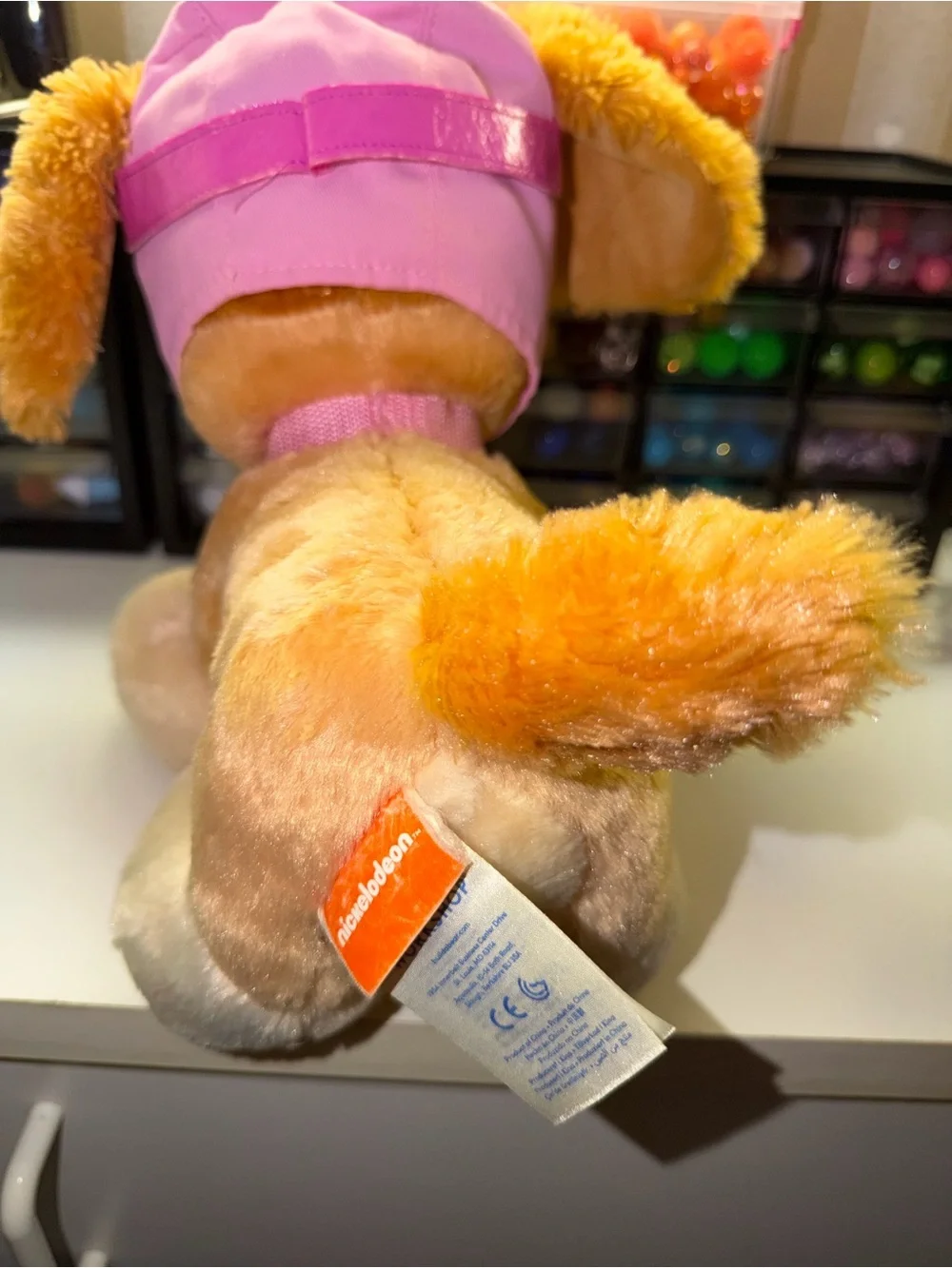 Build a Bear PAW Patrol Skye Nickelodeon Plush Pup Dog with Hat